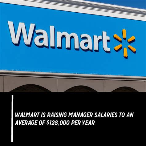 walmart manager salary